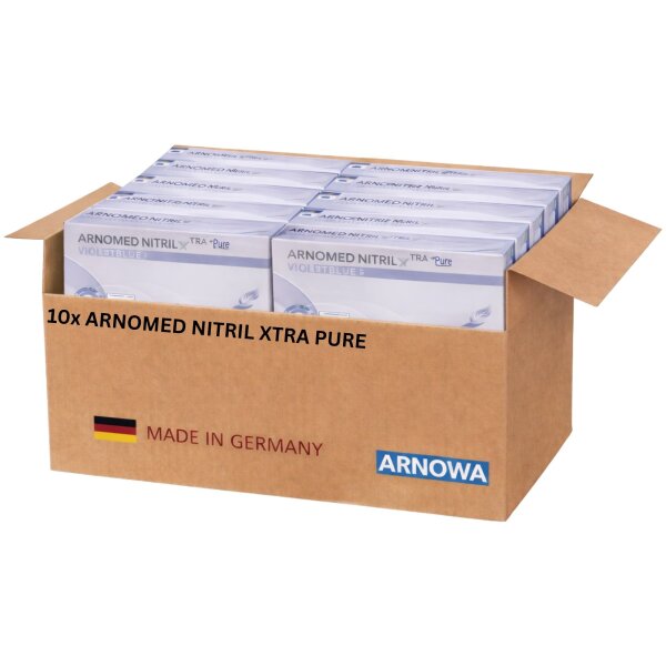 ARNOMED NITRIL XTRA PURE - Karton á 10 Packungen