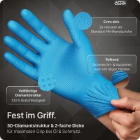 PROGRIP NITRIL DIAMOND BLUE - Karton á 10 Packungen