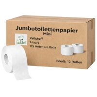 Jumbotoilettenpapier 2-lagig Zellstoff 175 m