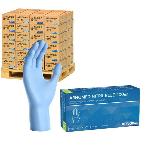 ARNOMED NITRIL BLUE 200er - Palette á 770 Packungen
