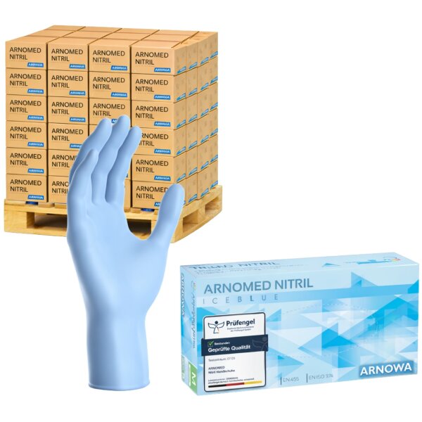 ARNOMED NITRIL ICE BLUE – Palette á 770 Packungen