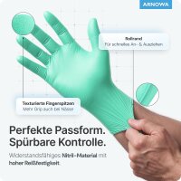 ARNOMED NITRIL PEPPERMINT GREEN - Palette á 770 Packungen