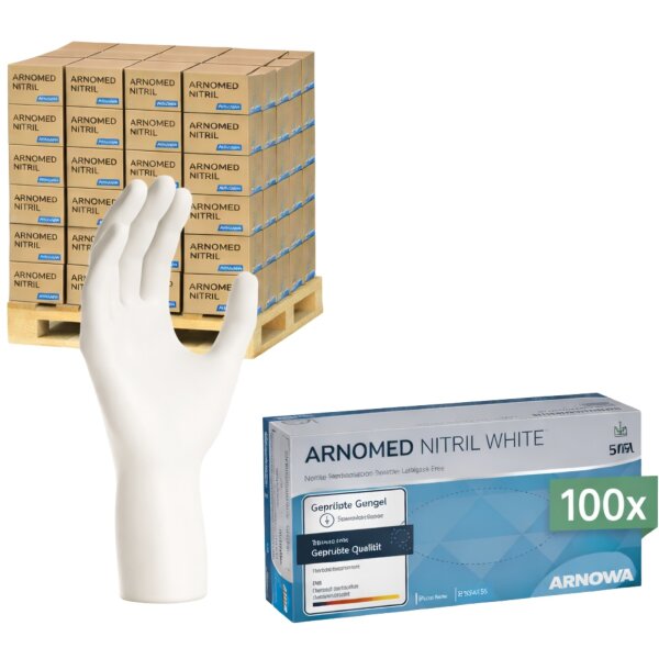 ARNOMED NITRIL WHITE - Palette á 770 Packungen