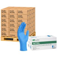 msafe Nitril-Handschuhe Extra puderfrei - Palette...