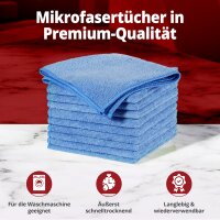 Ricostar Mikrofaser Reinigungstücher Blau – Extrem Saugstark – 10 Stück
