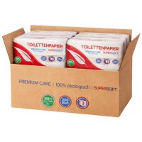 Toilettenpapier 3 lagig Zellstoff - 200 Blatt - Karton...