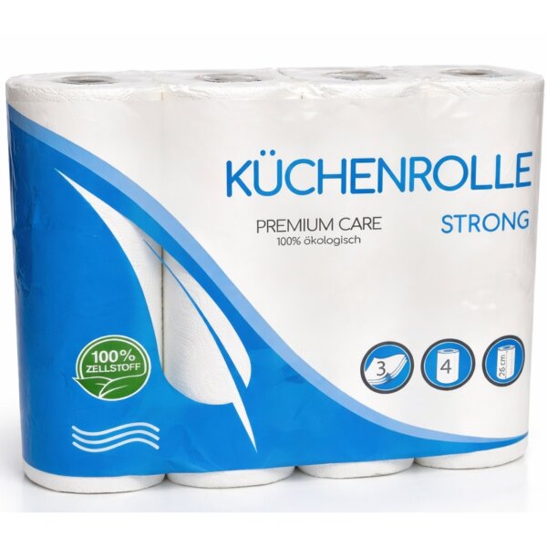 Kopie von Küchenrollen 3 lagig Zellstoff - 51 Blatt #1