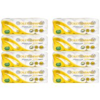 Toilettenpapier 4 lagig Zellstoff Super Soft - 165 Blatt...