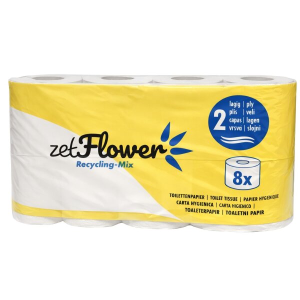 Toilettenpapier, 2-lagig, altweiß 250 Blatt