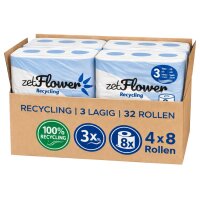 Toilettenpapier, 3-lagig, weiß, 250 Blatt Karton...