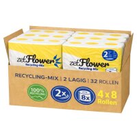 Toilettenpapier, 2-lagig, altweiß 250 Blatt Karton...