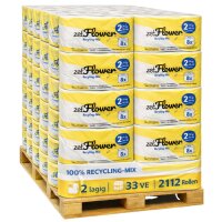 Toilettenpapier, 2-lagig, altweiß 250 Blatt Palette...